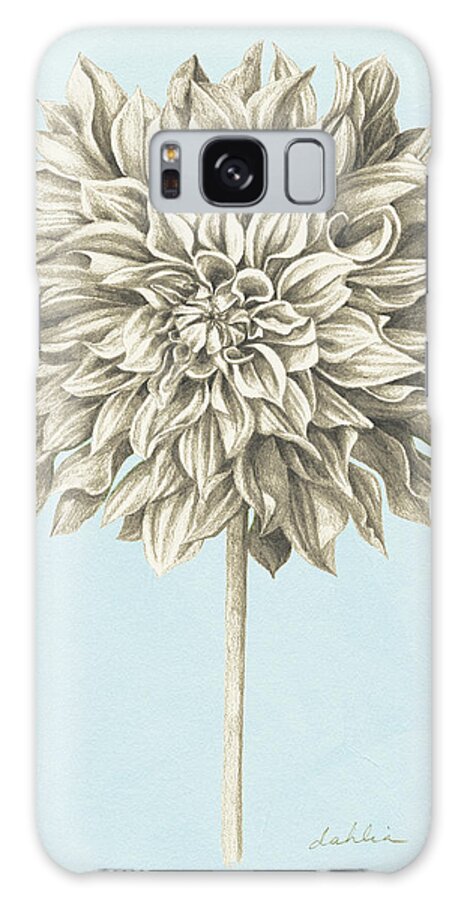 Botanical & Floral Galaxy Case featuring the painting Graphite Botanical Study IIi #2 by Grace Popp