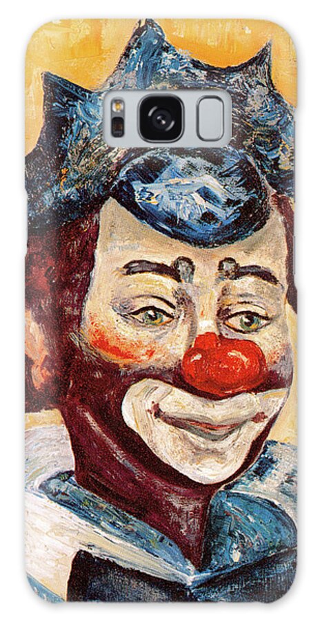 Accessories Galaxy Case featuring the drawing Hobo Clown #2 by CSA Images