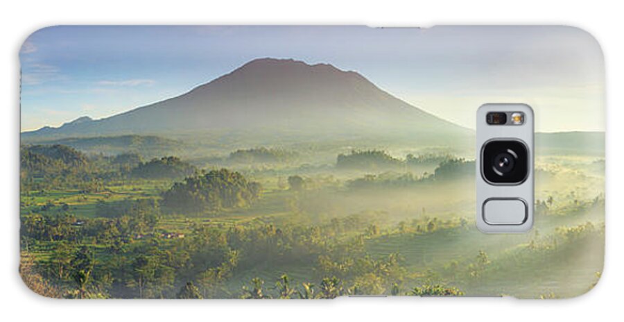 Tranquility Galaxy Case featuring the photograph Indonesia, Bali, Forest And Gunung #2 by Michele Falzone