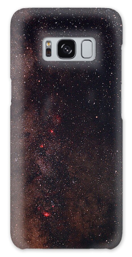 Black Color Galaxy Case featuring the photograph Milky Way #2 by Imagenavi