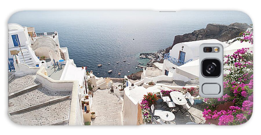 Greek Culture Galaxy Case featuring the photograph Oia In Santorini, Greece #2 by David Clapp