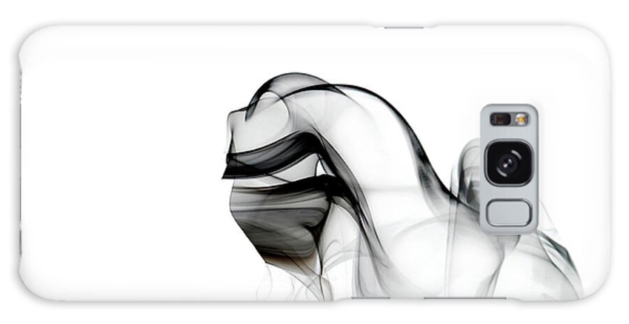Art Galaxy Case featuring the photograph Smoke, Creative Abstract Vitality #2 by Tttuna