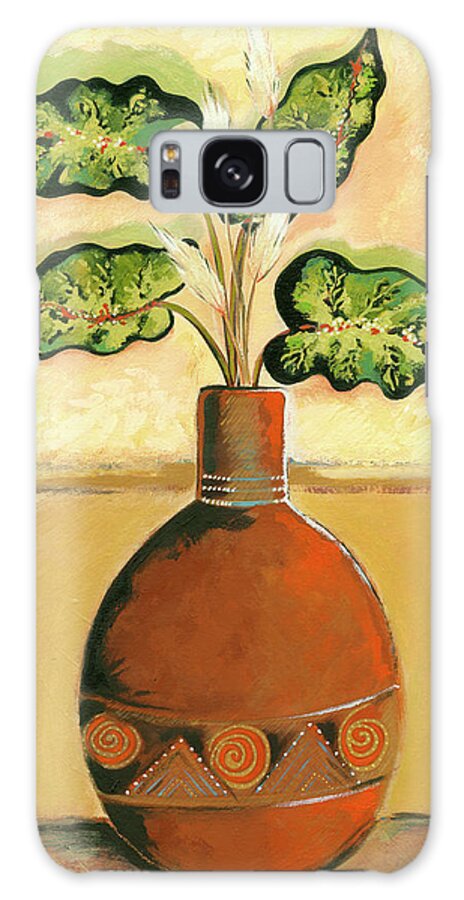 Vase Galaxy Case featuring the painting Southwest Terra Cotta I #2 by Kris Taylor