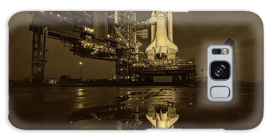 Space Shuttle Atlantis Galaxy Case featuring the photograph Space Shuttle Atlantis Pre Launch #2 by Mountain Dreams