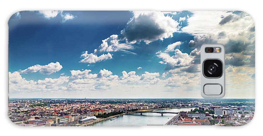 Danube Galaxy Case featuring the photograph The Danube River runs through Budapest #2 by Vivida Photo PC