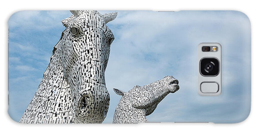 Kelpies Galaxy Case featuring the photograph The Kelpies #2 by Svetlana Sewell