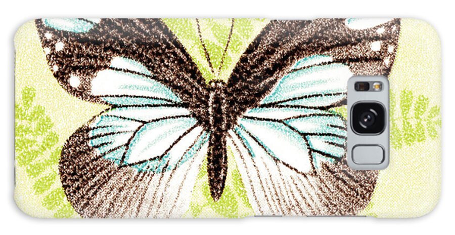 Animal Galaxy Case featuring the drawing Butterfly #23 by CSA Images