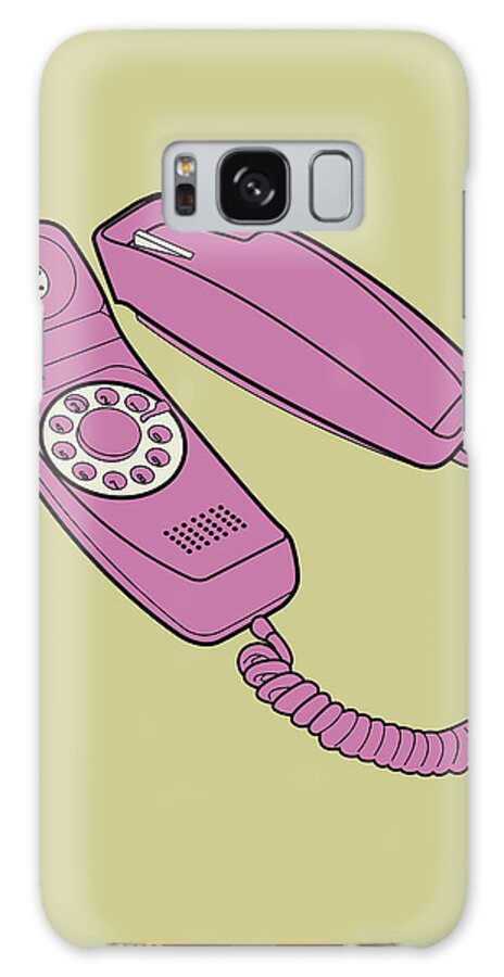 Answer Galaxy Case featuring the drawing Telephone #26 by CSA Images