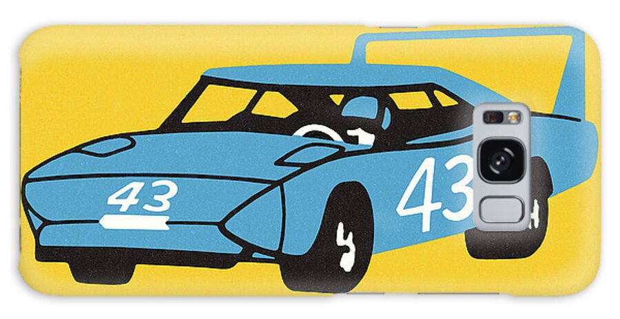 Auto Galaxy Case featuring the drawing Race Car #3 by CSA Images