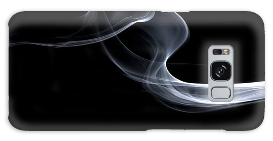 Curve Galaxy Case featuring the photograph Smoke, Creative Abstract Vitality #3 by Tttuna
