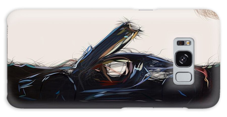 Bmw Galaxy Case featuring the digital art BMW i8 Drawing #31 by CarsToon Concept