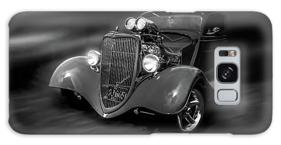 Ford Galaxy Case featuring the photograph 30s Ford Coupe out of the dark by Carl H Payne