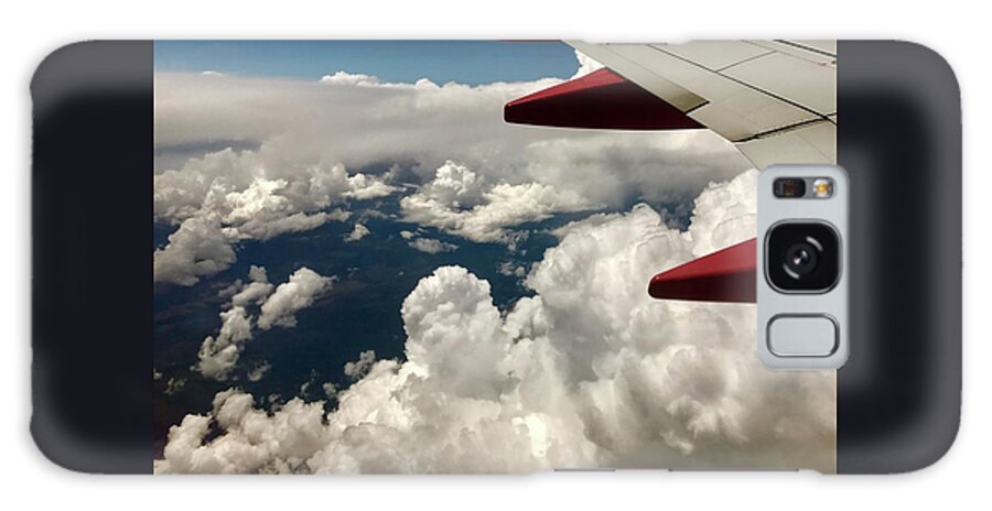Wing Galaxy Case featuring the photograph 36,000 Feet #36000 by Louise Mingua