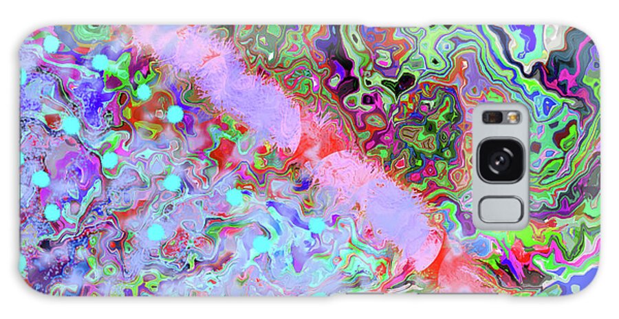 Walter Paul Bebirian Galaxy Case featuring the digital art 4-10-2010cabcdegfh by Walter Paul Bebirian