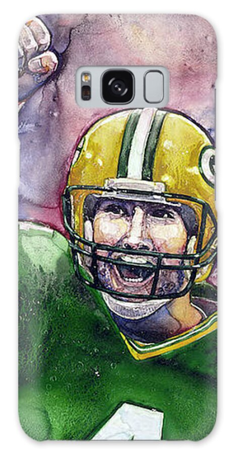 Packers Galaxy Case featuring the painting 4 Ever by Amy Stielstra