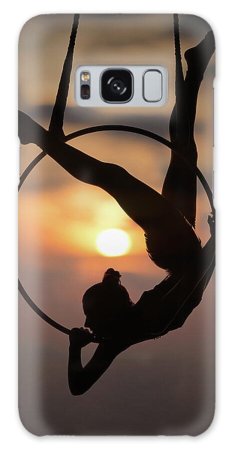 Performer Galaxy Case featuring the photograph Sunset #4 by David Naman