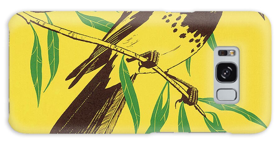 Animal Galaxy Case featuring the drawing Yellow Bird #4 by CSA Images