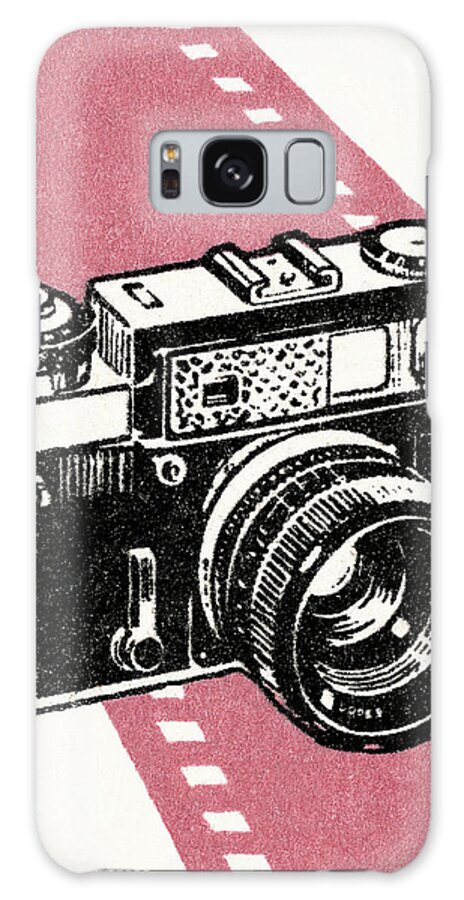 Camera Galaxy Case featuring the drawing Camera #48 by CSA Images