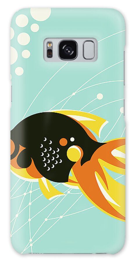 Animal Galaxy Case featuring the drawing Fish #49 by CSA Images