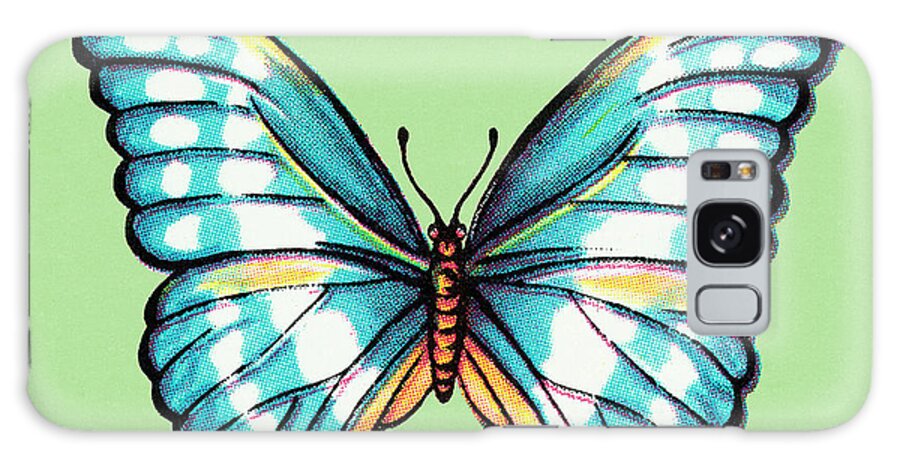 Animal Galaxy Case featuring the drawing Butterfly #6 by CSA Images