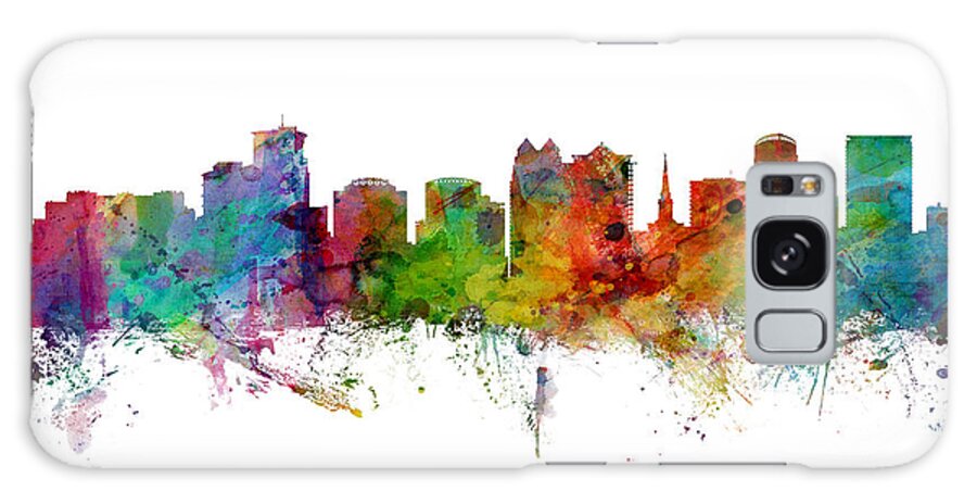 Orlando Galaxy Case featuring the digital art Orlando Florida Skyline #6 by Michael Tompsett