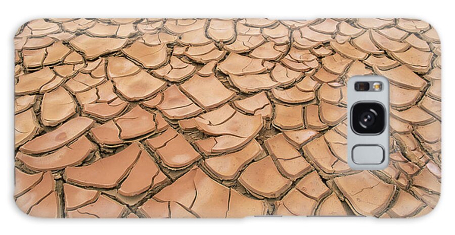 Arid Landscape Of Dry Cracked Earth In A Drought Galaxy Case featuring the photograph 627-67 by Robert Harding Picture Library
