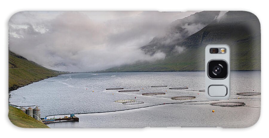 Salmon Farming In Hvannassund Galaxy Case featuring the photograph 770-1406 by Robert Harding Picture Library