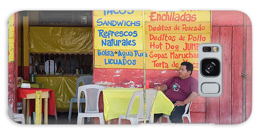 Restaurant In Puerto Corinto Galaxy Case featuring the photograph 776-1653 by Robert Harding Picture Library