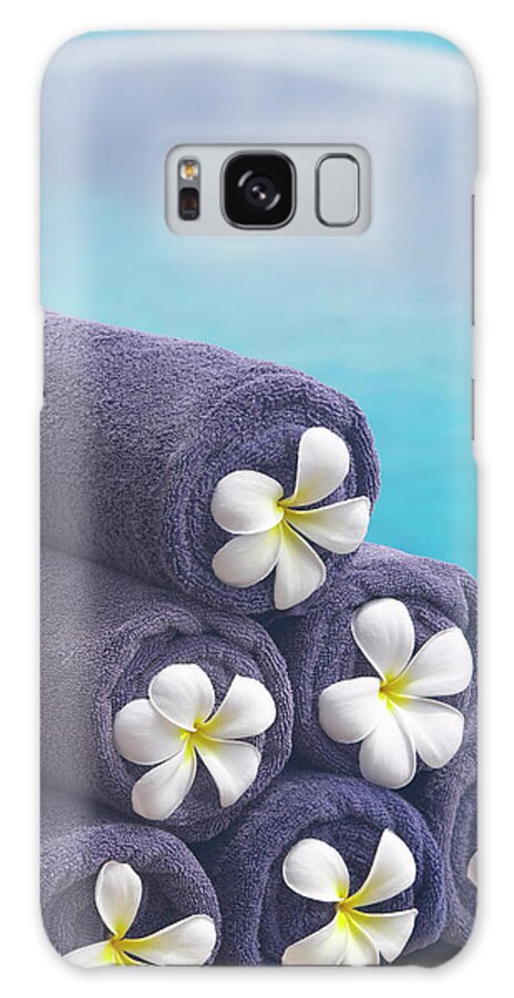Towels On The Swimming Pool Galaxy Case featuring the photograph 795-90 by Robert Harding Picture Library