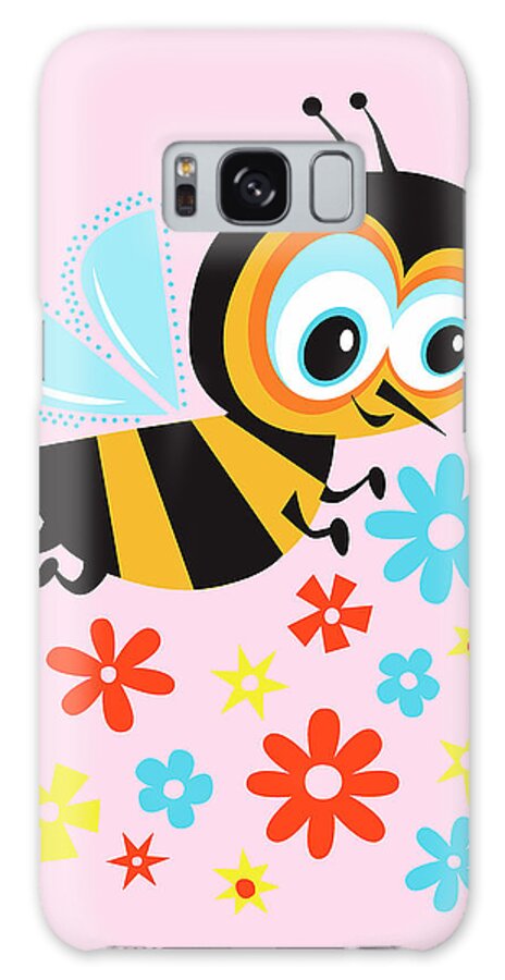 Animal Galaxy Case featuring the drawing Bee #9 by CSA Images