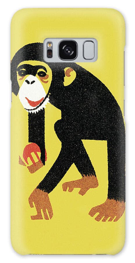 Animal Galaxy Case featuring the drawing Monkey #9 by CSA Images