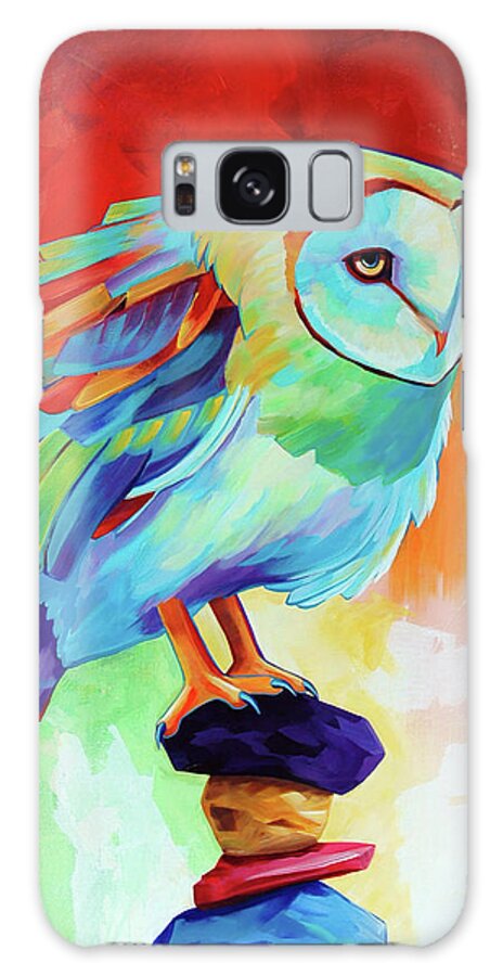 A Balanced Point Of View Galaxy Case featuring the painting A Balanced Point Of View by Corina St. Martin