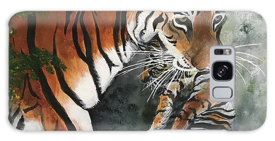 Animals Galaxy Case featuring the painting A Mothers Love by Ovidiu Ervin Gruia
