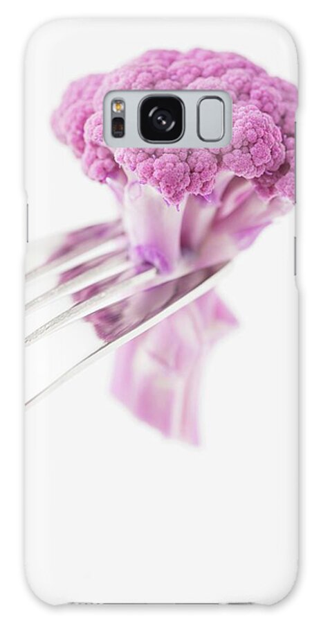 Ip_11177831 Galaxy Case featuring the photograph A Pink Cauliflower Floret by Hallstrm, Lars