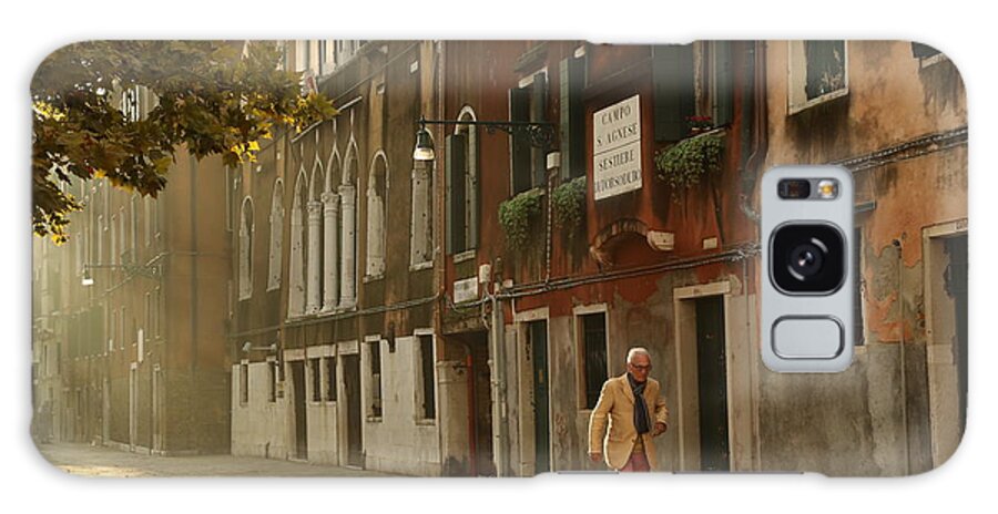Venice Galaxy Case featuring the photograph A Venetian Stroll by Mary Buck
