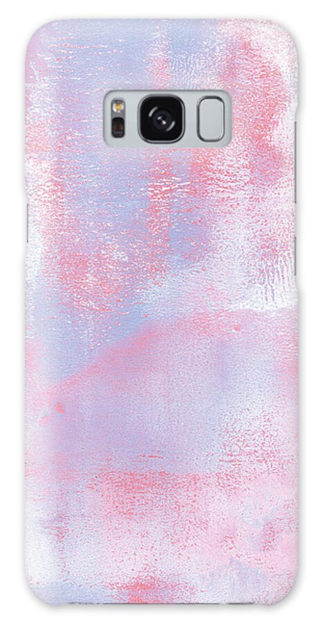 Abstract 3 Cotton Candy Galaxy Case featuring the painting Abstract 3 Cotton Candy by Summer Tali Hilty