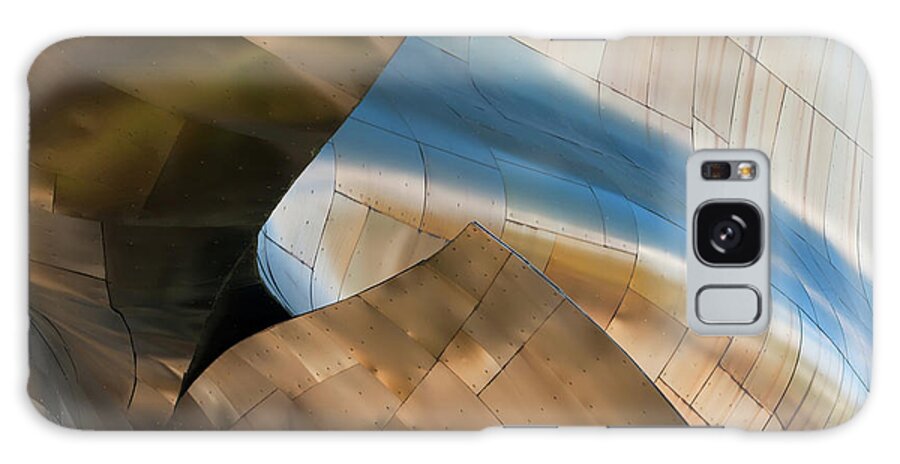Architectural Feature Galaxy Case featuring the photograph Abstract Metal Patern by Fransdekkers