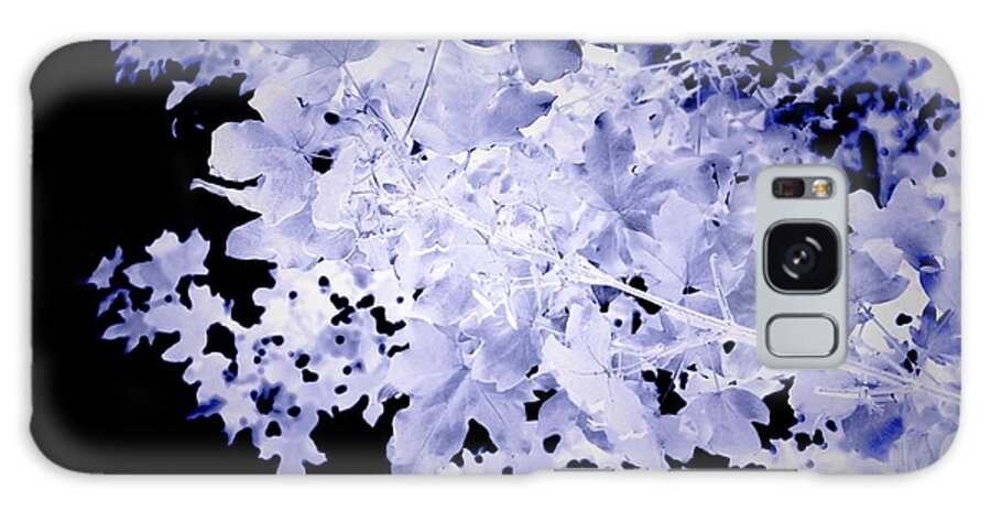 Blue Galaxy Case featuring the photograph Blue Leaves by Itsonlythemoon -