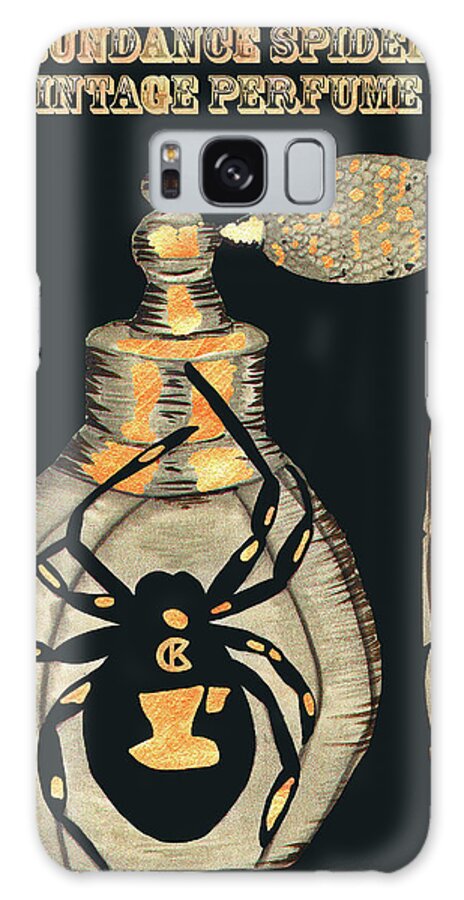 Abundance Spider Perfume Galaxy Case featuring the painting Abundance Spider Perfume by Wolf Heart Illustrations