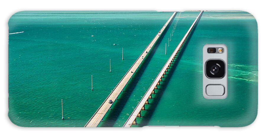 Distance Galaxy Case featuring the photograph Aerial View Looking West by Floridastock