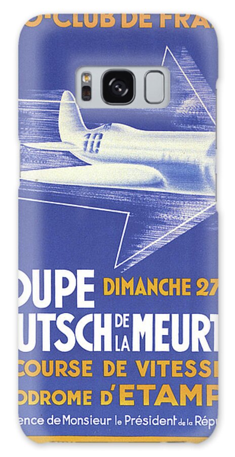 Flight Galaxy Case featuring the painting Aero Club de France for the German Meurthe Cup by Unknown