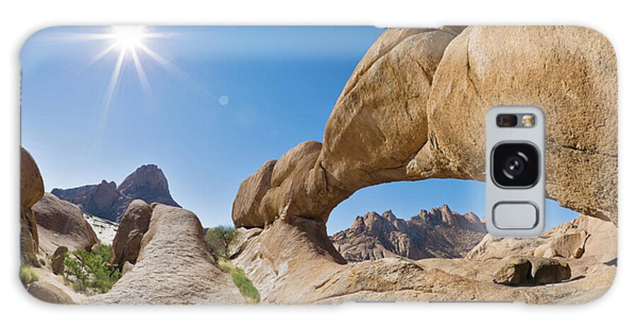 Tranquility Galaxy Case featuring the photograph Africa, Namibia, Natural Arch At by Westend61