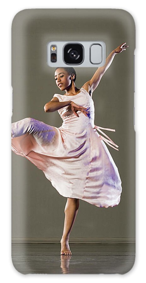 Ballet Dancer Galaxy Case featuring the photograph African Female Ballet Dancer Dancing by Erik Isakson