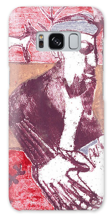 Colorful Galaxy Case featuring the painting Heckel's Horse Jr. Oil TD Painting 23 by Edgeworth Johnstone