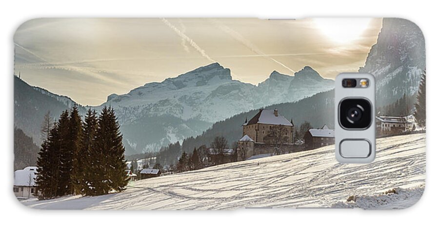 Adige Galaxy Case featuring the photograph Alpine Village by Vivida Photo PC