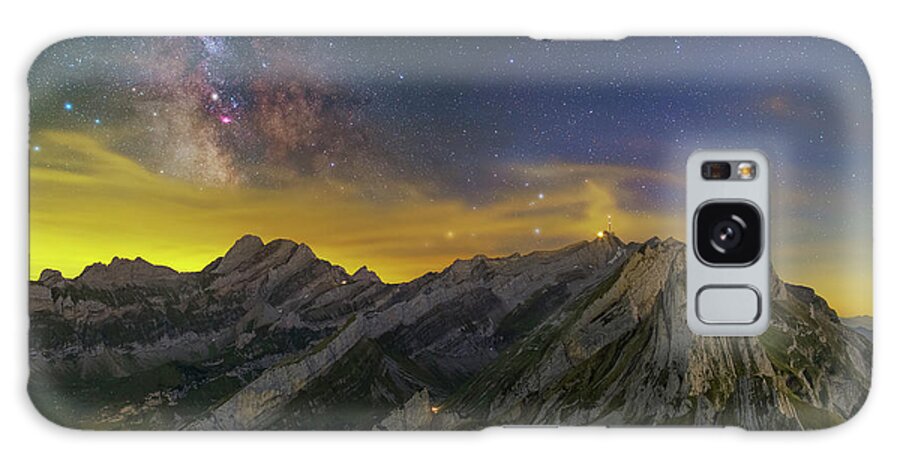 Mountains Galaxy Case featuring the photograph Alpstein Nights by Ralf Rohner
