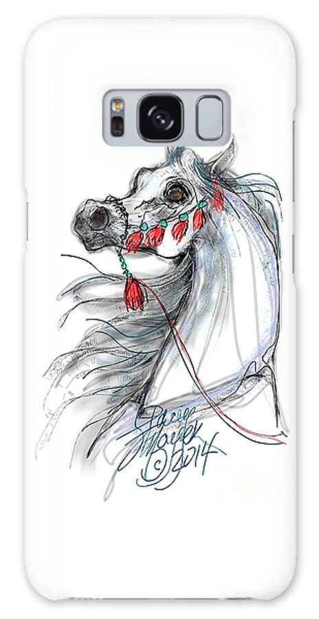 Arabian Mare Galaxy Case featuring the digital art Always Equestrian by Stacey Mayer
