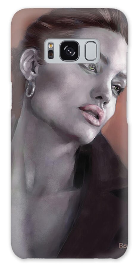 Figure Galaxy Case featuring the digital art Angie by Scott Bowlinger