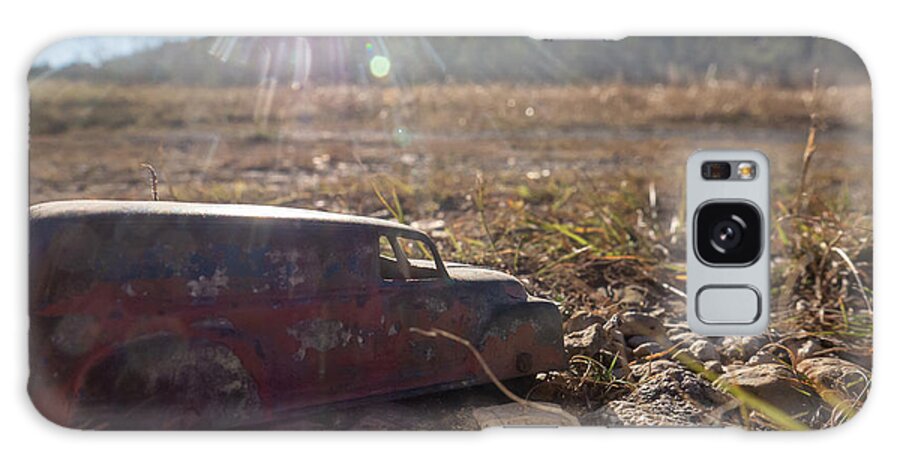Car Galaxy Case featuring the photograph Apocalyptic Derelict by Ivars Vilums
