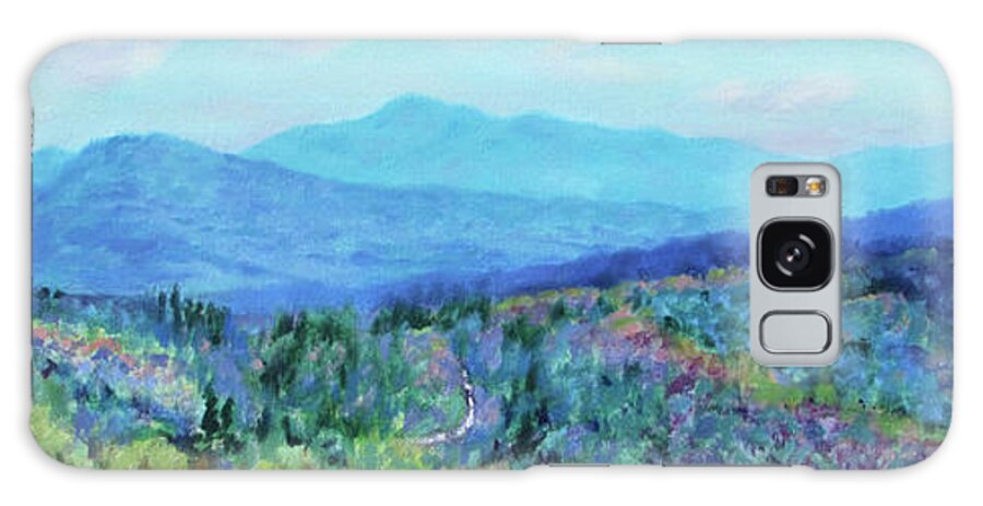 Mountain Art Galaxy Case featuring the painting Appalachian Spring - Early Spring in the Mountains of Virginia by Bonnie Mason